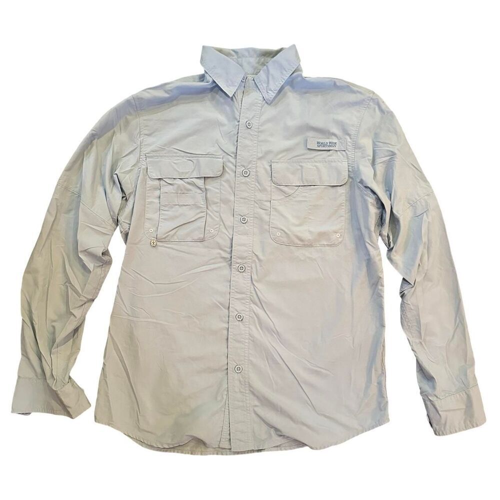 World-wide-sportsman Men's Cream Shirt Size Medium